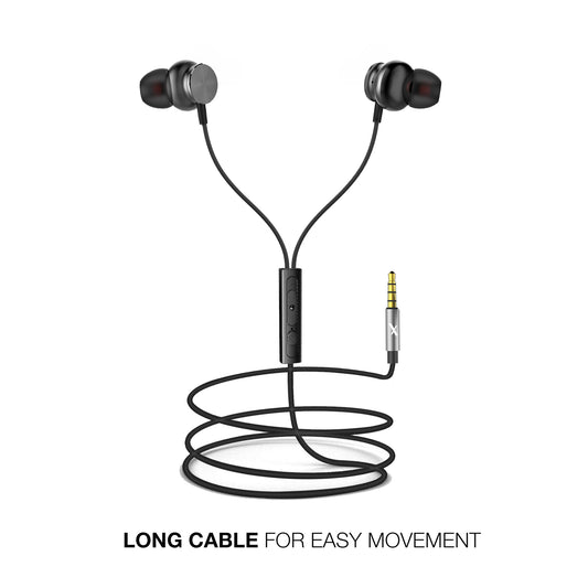 FLIX Wired Earphone XEP-E33 BLK XEP-E33