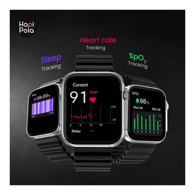 Hapi Pola TRACK Smart CALLING WATCH 2''HD DISPLAY (NEW)