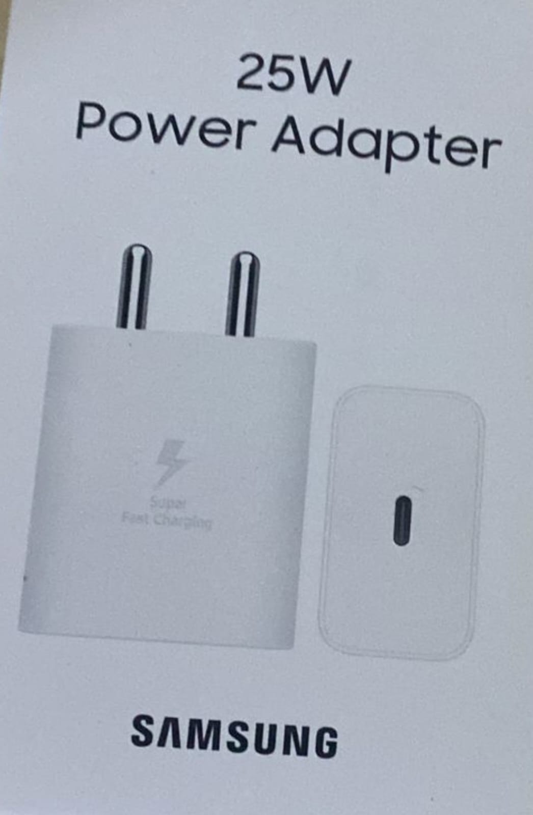 Samsung 25W Travel Adaptor Without Cable EP-T2510N