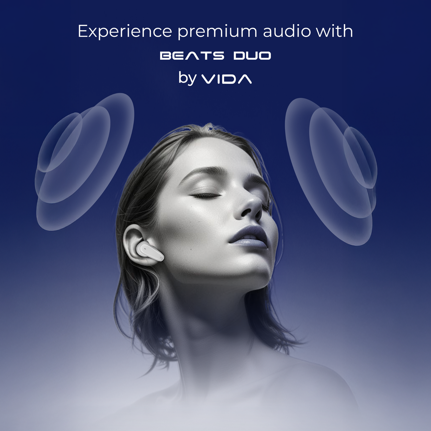 VIDA Beats Duo Smart 40H Playtime Bluetooth 5.4 Dual Speaker Touch Controls