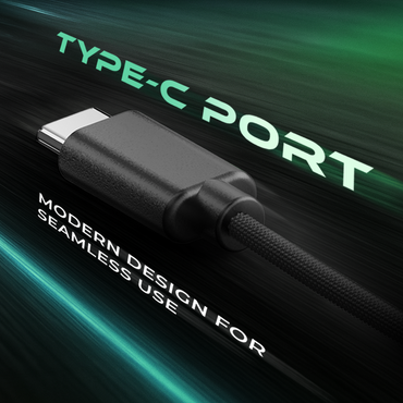 VIDA Wrapbeatz C10 Wired Earphones with Braided Cable Blazing-Fast Type-C