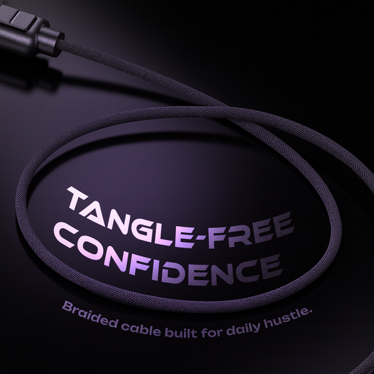 VIDA Wrapbeatz V10 Wired Earphones with Braided Cable, Hi-Fi Sound 3.5mm Jack