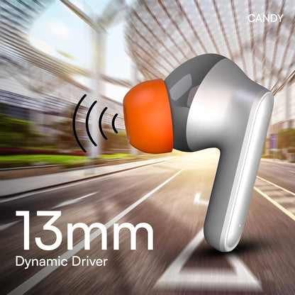 Hapi Pola TWS Candy Immersive Audio Ai-ENC Bluetooth v5.2 13mm Driver
