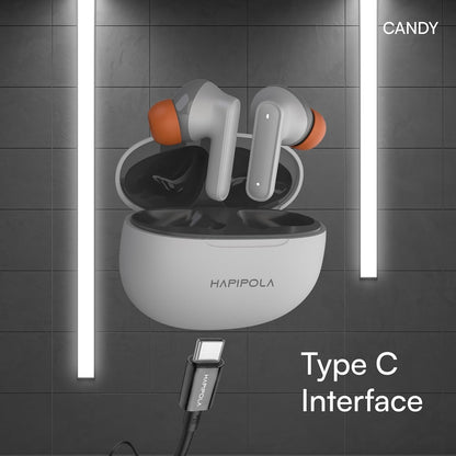 Hapi Pola TWS Candy Immersive Audio Ai-ENC Bluetooth v5.2 13mm Driver