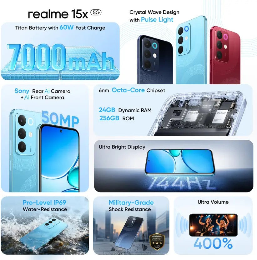Realme 15x 5G (6GB 128GB)