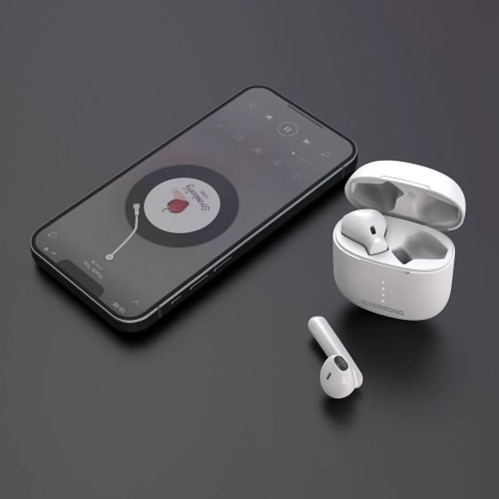 Riversong AirFly L5 EarBuds Auto Open up Connection with Dual Mic ENC (EA267)