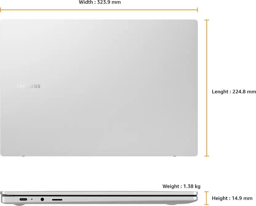 Samsung Galaxy Book GO (Qualcomm 7C Kryo468/4GB / 128GB) 340XLA-KA1