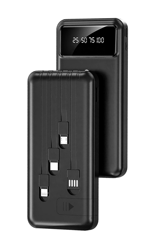 ziox STORM 404 10000mah Power Bank With Digital Miter and 4 in 1 Data Cable
